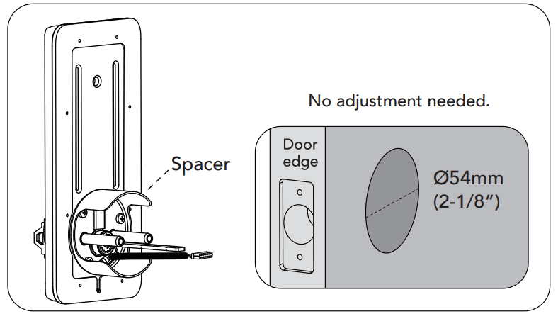 SCHLAGE 381368 Ease S1 Keyless Smart Deadbolt - installation