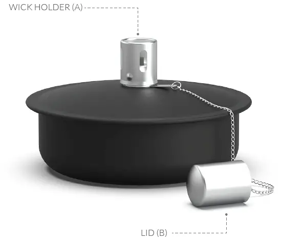 SACKit Oil Lamp Patio Sofa Table Lamp fig 1
