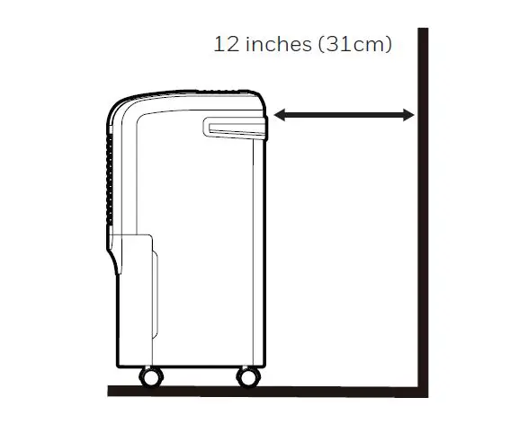 Honeywell DH45W 45 Pint Dehumidifier 2