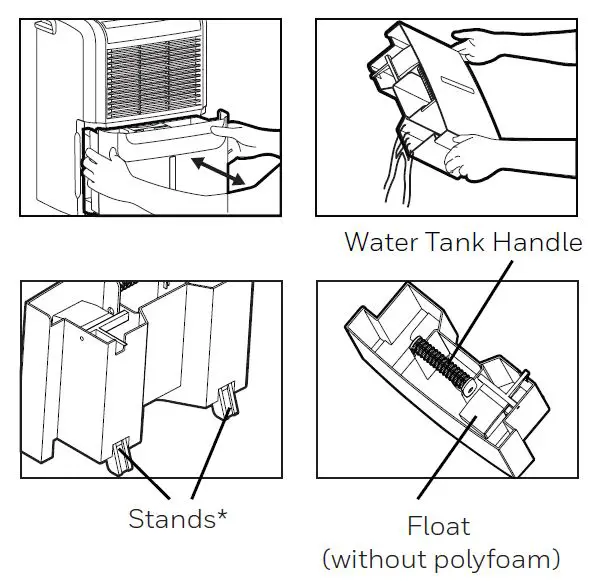 Honeywell DH45W 45 Pint Dehumidifier 9