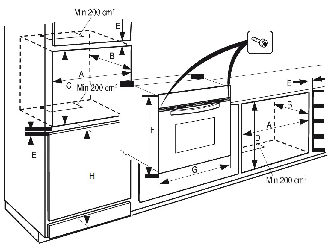 omega OO6A1X Pyrolytic Oven Instruction fig 2