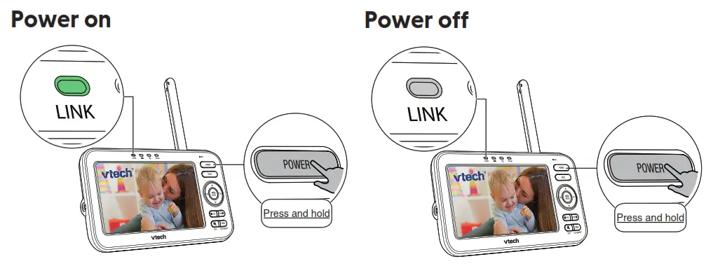 vtech VM5463 Full Color Pan and Tilt Video Monitor - baby monitor2