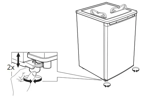 IKEA LAGAN Freestanding Refrigerator with Frost Compartment - FIG 32