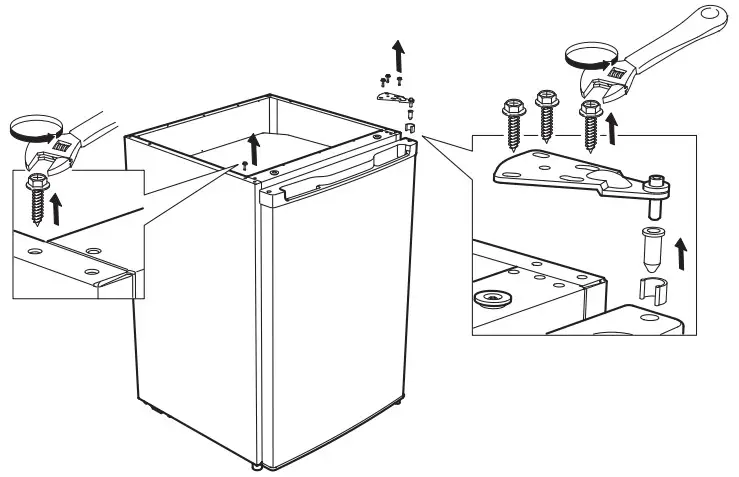 IKEA LAGAN Freestanding Refrigerator with Frost Compartment - FIG 5