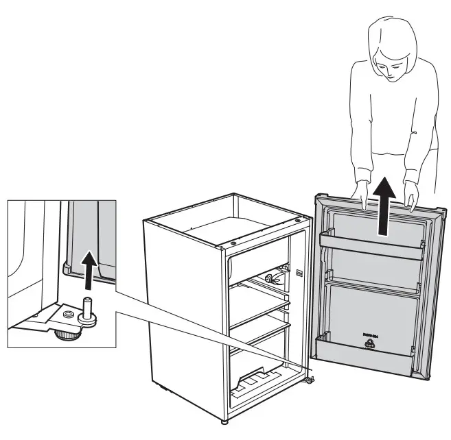 IKEA LAGAN Freestanding Refrigerator with Frost Compartment - FIG 6