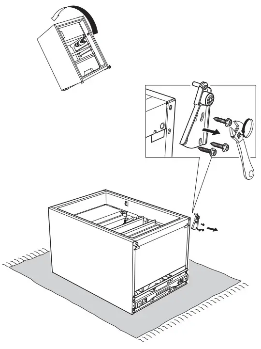 IKEA LAGAN Freestanding Refrigerator with Frost Compartment - FIG 7