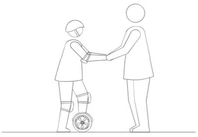 GYROOR F1 Hoverboard - learning to ride 2