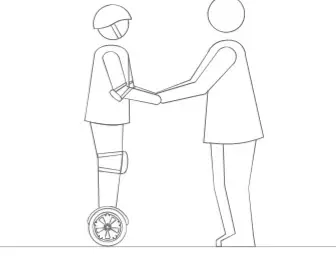 GYROOR F1 Hoverboard - learning to ride 4