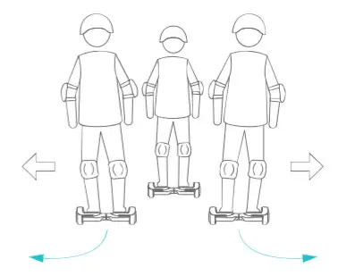 GYROOR F1 Hoverboard - learning to ride 6