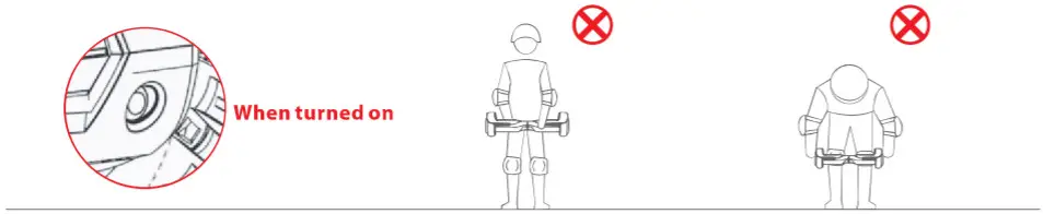 GYROOR F1 Hoverboard - warning 15