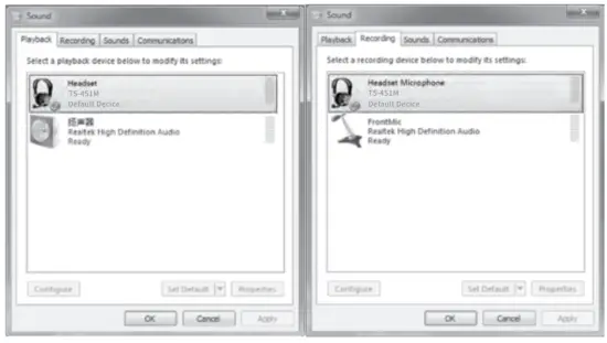 Device default settings