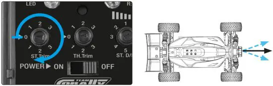CORALLY Advanced 2.4GHZ Radio Control System - STEERING