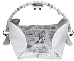 Fisher-Price Activity City Gym To Jumbo Play Mat - Activity City Gym Setup 3