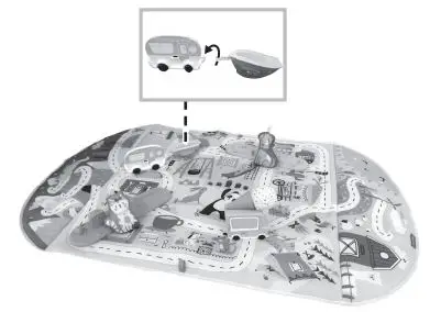 Fisher-Price Activity City Gym To Jumbo Play Mat - Room to Vroom play mat