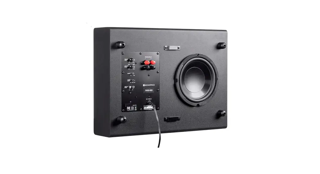 Monoprice Mp Ssw-8 8-inch Powered Slim Subwoofer User Manual