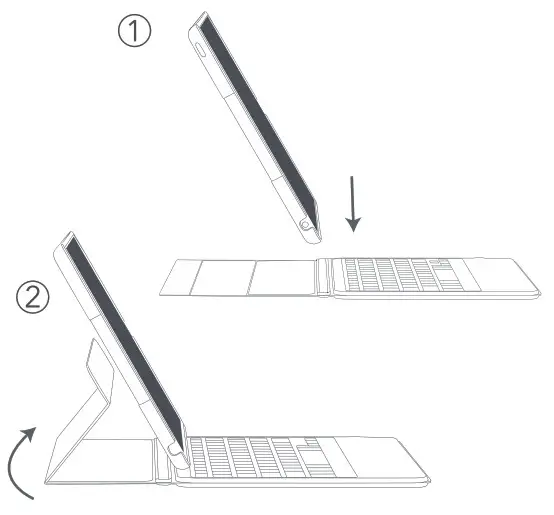 ZAGG 103104651 Rugged Messenger - Backlit Case and Bluetooth Keyboard - getting started 2