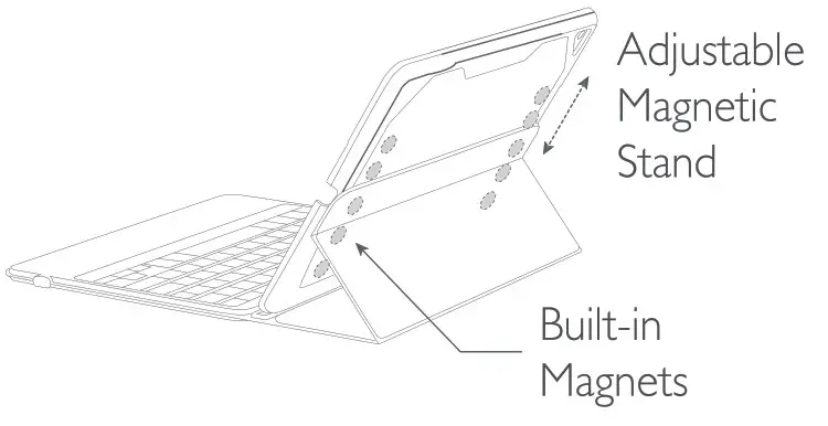 ZAGG 103104651 Rugged Messenger - Backlit Case and Bluetooth Keyboard - getting started 3