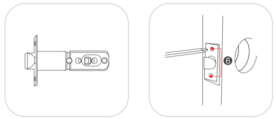 WE LOCK PCB10KEY32 Electronic Smart Lock Fingerprint Passward Bluetooth Lock - body