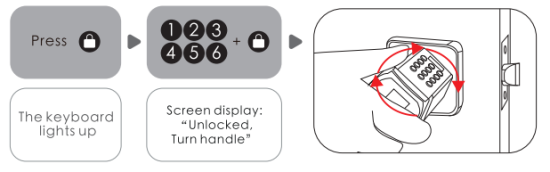 WE LOCK PCB10KEY32 Electronic Smart Lock Fingerprint Passward Bluetooth Lock - lock