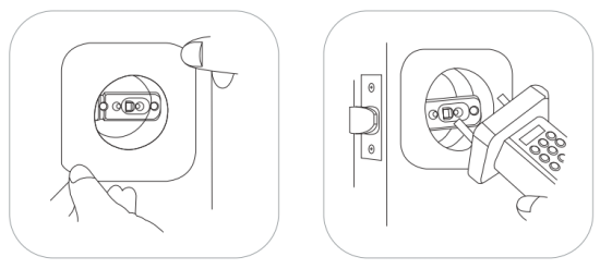 WE LOCK PCB10KEY32 Electronic Smart Lock Fingerprint Passward Bluetooth Lock - outdoor