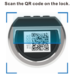 WE LOCK PCB10KEY32 Electronic Smart Lock Fingerprint Passward Bluetooth Lock - qr