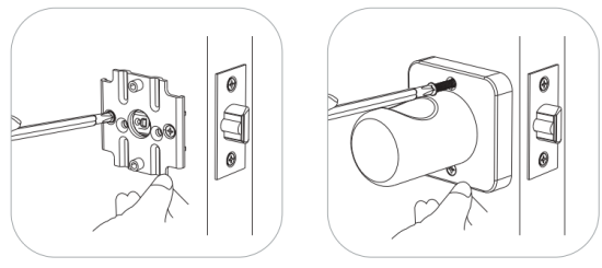 WE LOCK PCB10KEY32 Electronic Smart Lock Fingerprint Passward Bluetooth Lock - screws