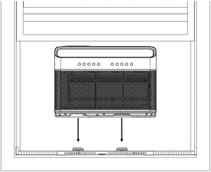 SECURE THE UNIT ON THE BRACKET 2.1