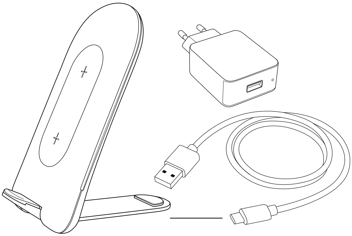 hama 00201689 QI FC15S Wireless Charger Set