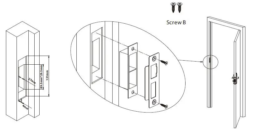 ZKTECO-ZL700-Lock-Body-America-Standard-Mortise-with-5-Latches-10