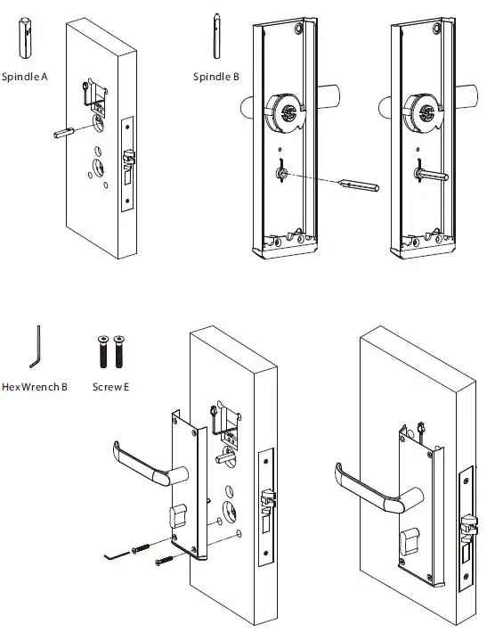 ZKTECO-ZL700-Lock-Body-America-Standard-Mortise-with-5-Latches-8