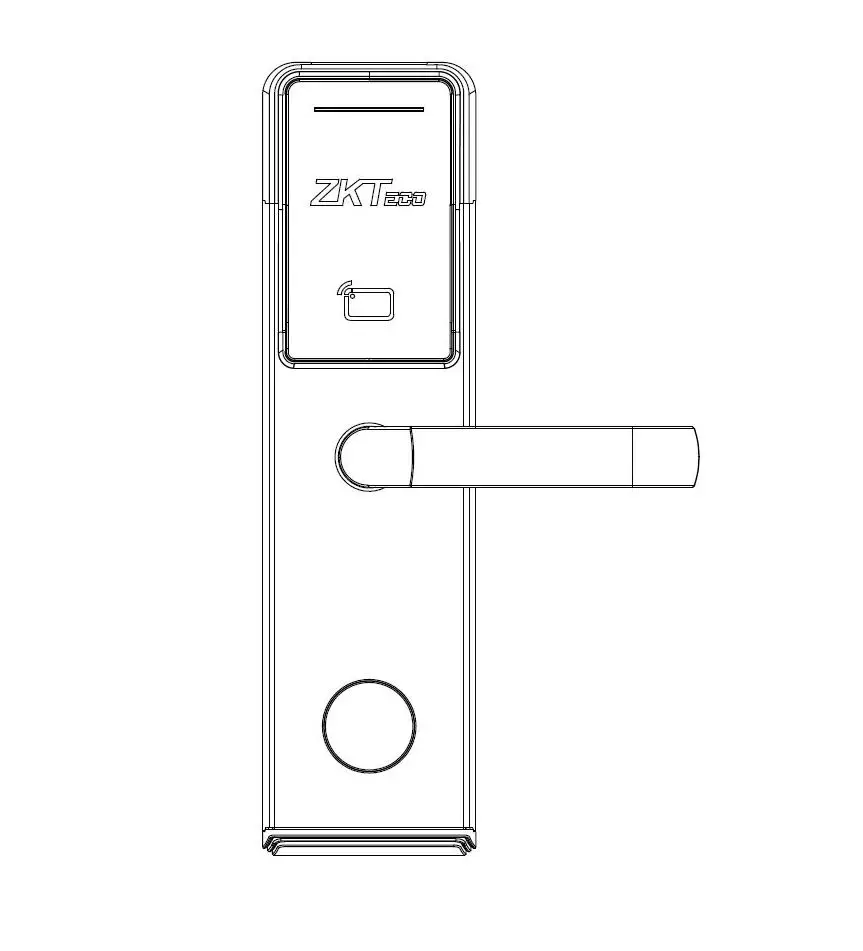 Zkteco Zl700 Lock Body America Standard Mortise With 5 Latches Installation Guide