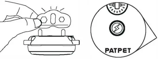 PATPET 530 Dog Training Collar - LIGHT TOOL