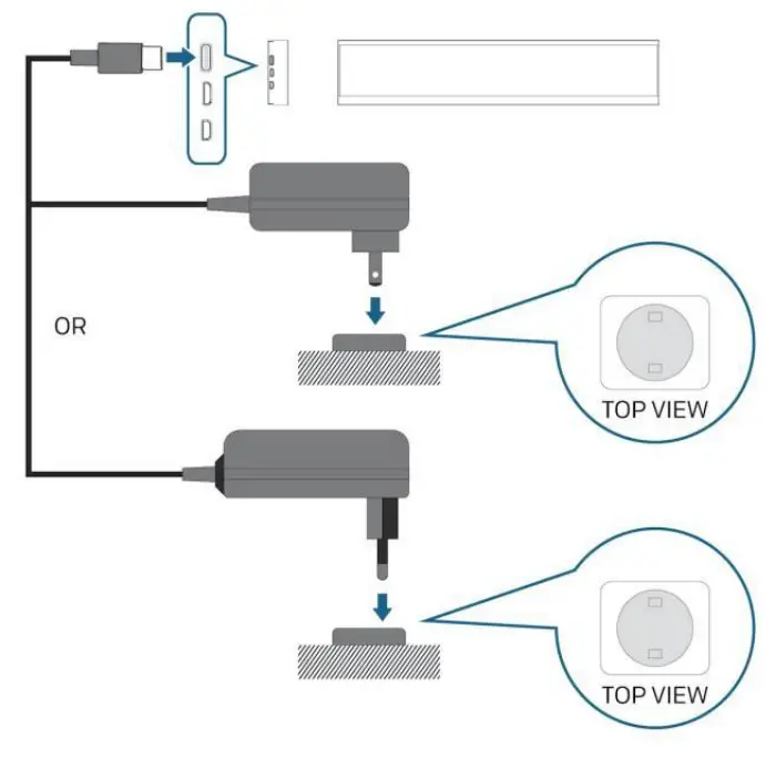 LG LD230EKS-FPN1 23 Inch In cell Strip Touch Screen with Android Operating System - outlet socket