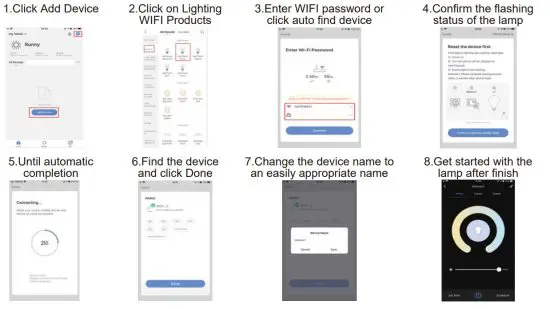 Gateway Plastic Hardware Lighting J56963 Wi-Fi Application 24ft String Lights - Add device