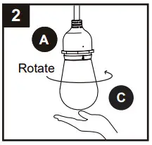 Gateway Plastic Hardware Lighting J56963 Wi-Fi Application 24ft String Lights - INSTRUCTIONS 2