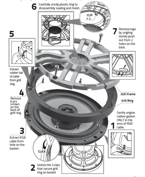 HERTZ FJL064 Marine Speaker 4