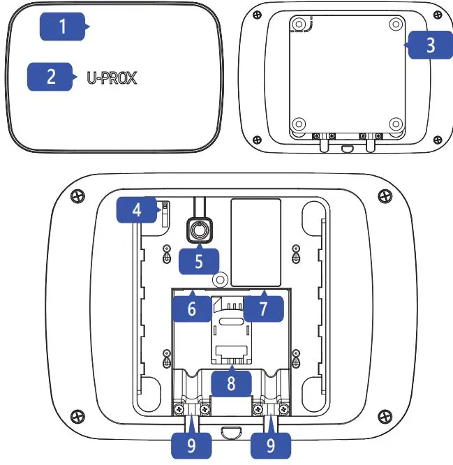 U-PROX MP Wireless Security Control Panel 1