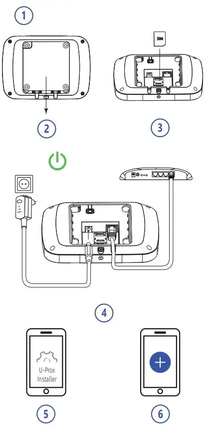 U-PROX MP Wireless Security Control Panel 2