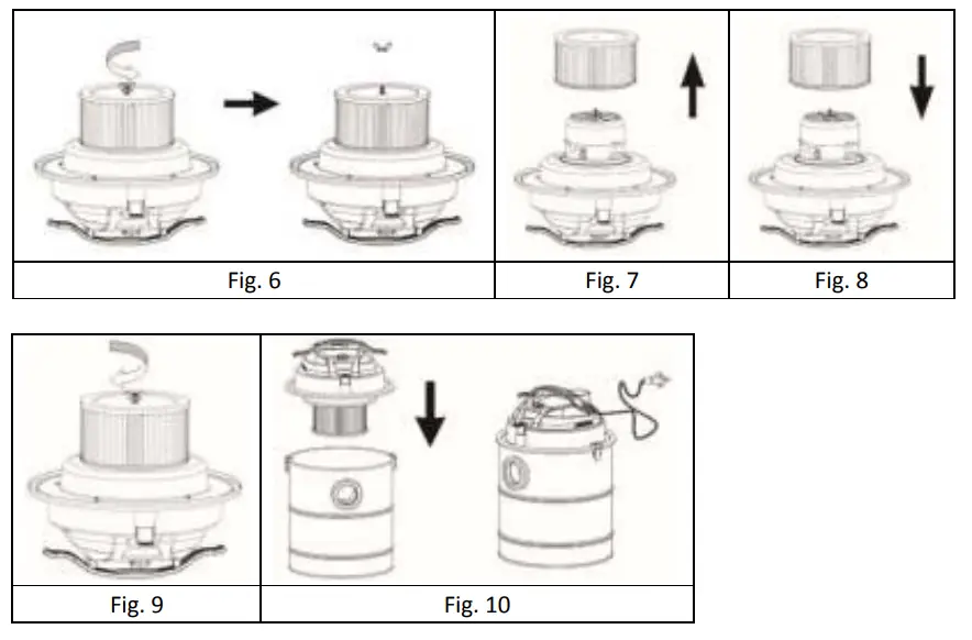 SAUBER A10 Ash Vacuum Cleaner - Replacement of the HEPA filter