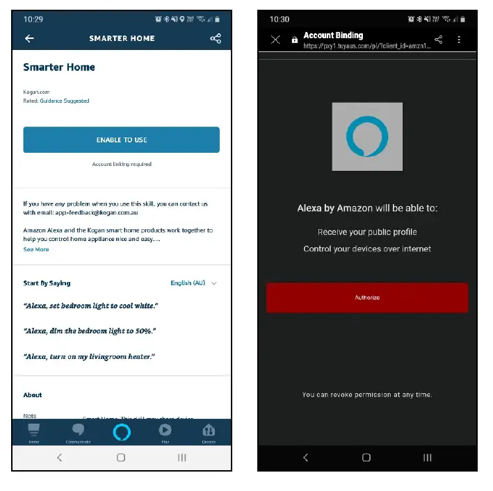 kogan KAE27CWWT1A Smarterhome 9W Cool and Warm White Smart Bulb fig 12