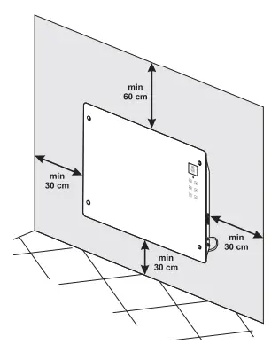 TESY CN205EASLFRW Electric Panel Heater 3