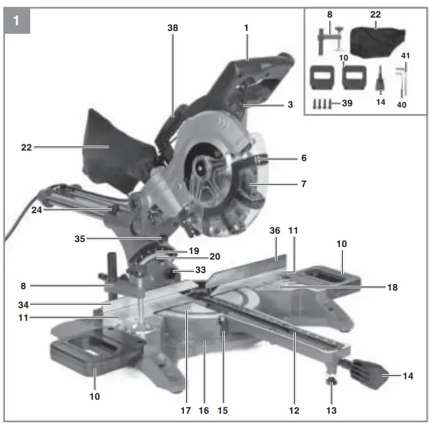 Layout and items supplied
