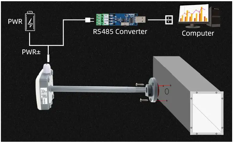 KLHA KD37M10 4-20mA LED Duct Type Temperatur fig 4