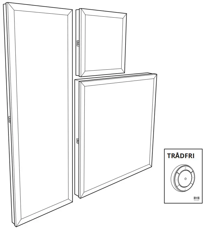 IKEA FLOALT LED Light Panel Dimmable
