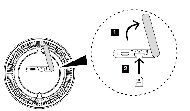 Insert a SIM card 02