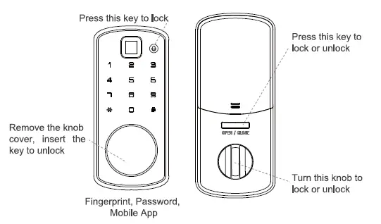 Guangdong Ap Tenon Sci Tech K7 Series Smart Lock FIG 14