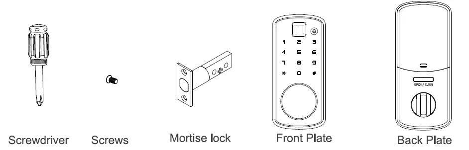 Guangdong Ap Tenon Sci Tech K7 Series Smart Lock FIG 3