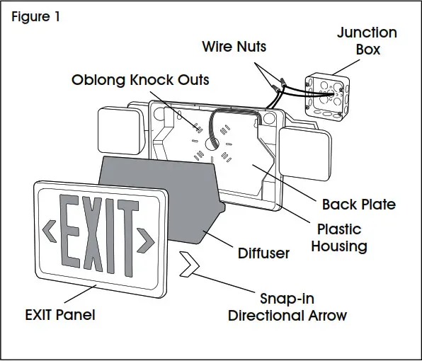 ULINE Hard Wired INSTALLATION - Back Mounting 1