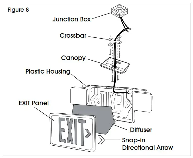 ULINE Hard Wired INSTALLATION - Celing Mounting 1