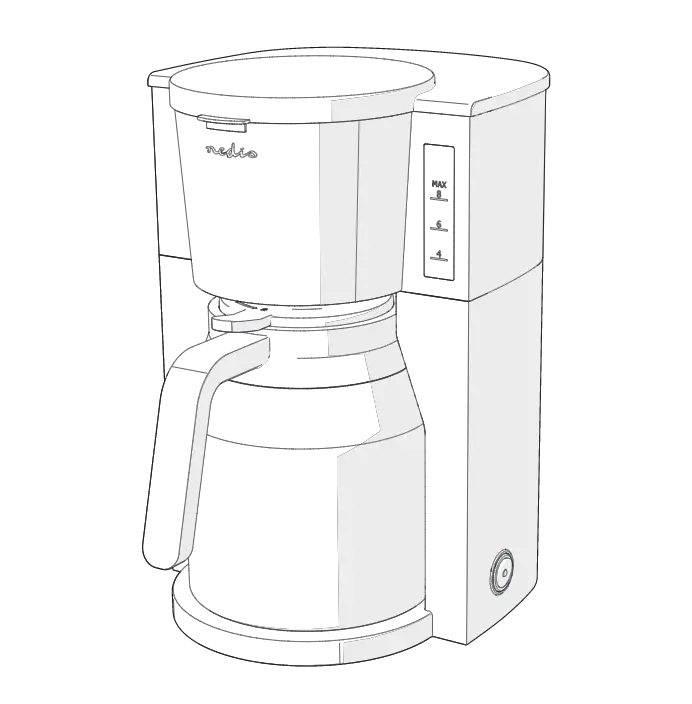 Nedis Kacm250ebk Coffee Maker User Manual